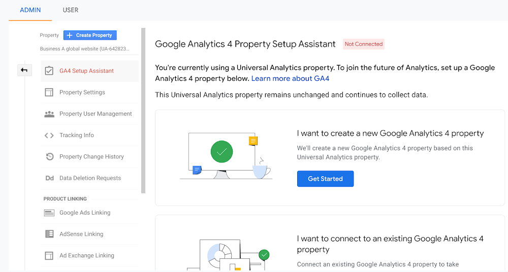 Google Analytics 4 tool for digital marketing